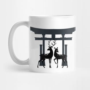 Japanese Village and Deer Park Mug